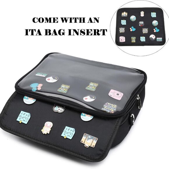 Dopamine Color Ita Bag Backpack Satchel Oxford Crossbody Messenger Shoulder Bag - Picture 4 of 7